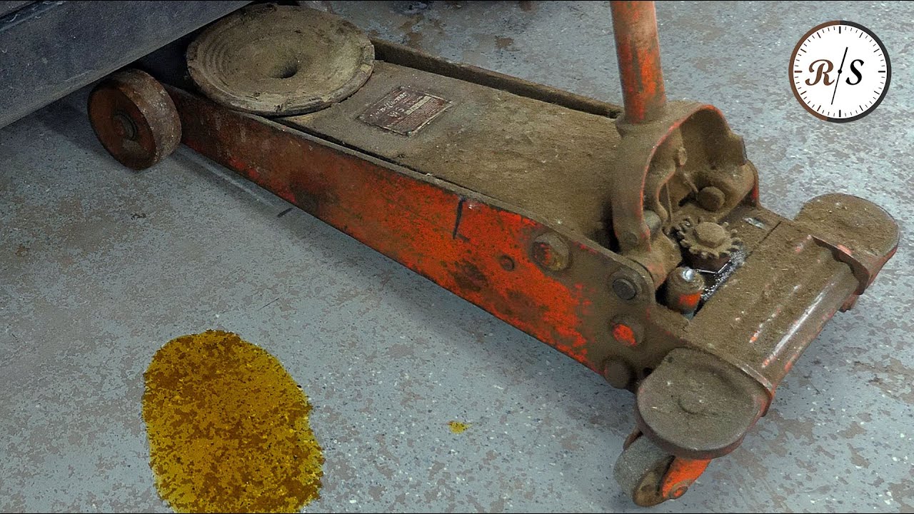 Leaky Vintage Hein Werner Floor Jack Restoration Video