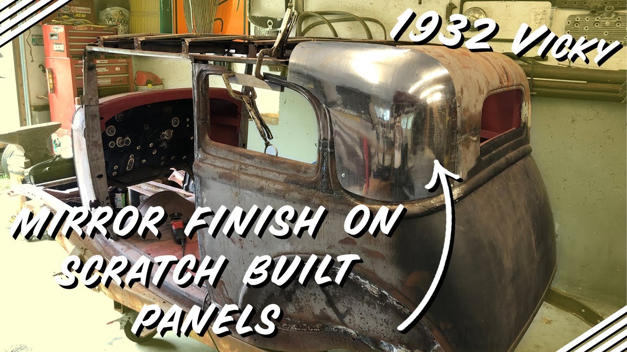 1932 Vicky Roof Quarter Panel – Clean Simple Metal Shaping To Make A Pretty Complex Panel