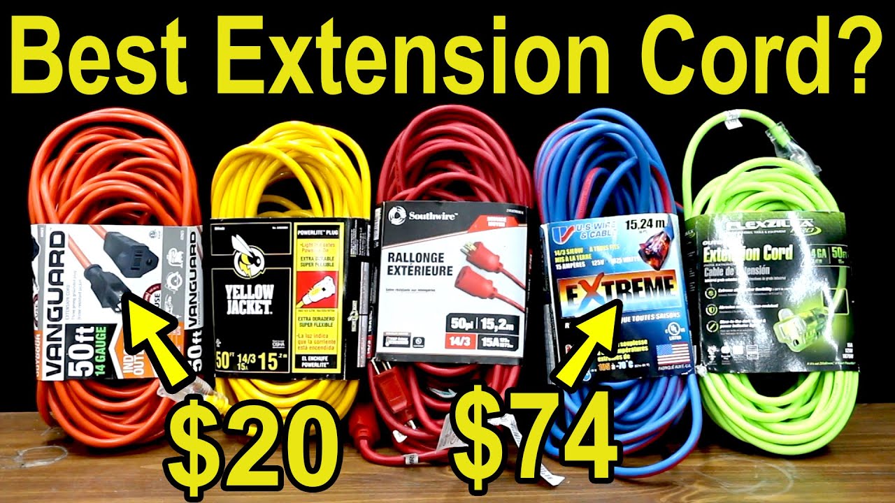 Who Make The Best Extension Cord? Flexzilla, US Wire, Yellow  Jacket, Southwire, Husky, Woods, Bergen Industries. 15 Cords Tested! 