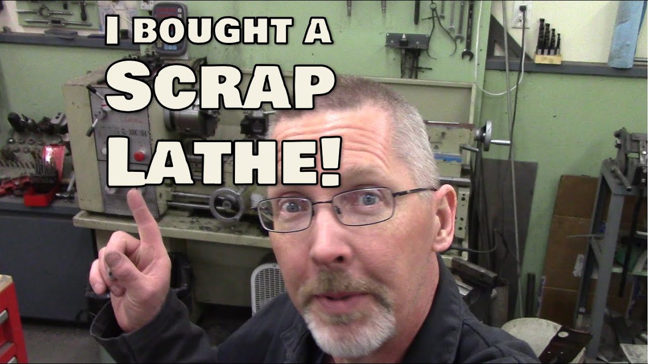 Fixing A Scrapped Lathe: One Man’s Junk Is Another Man’s Treasure!