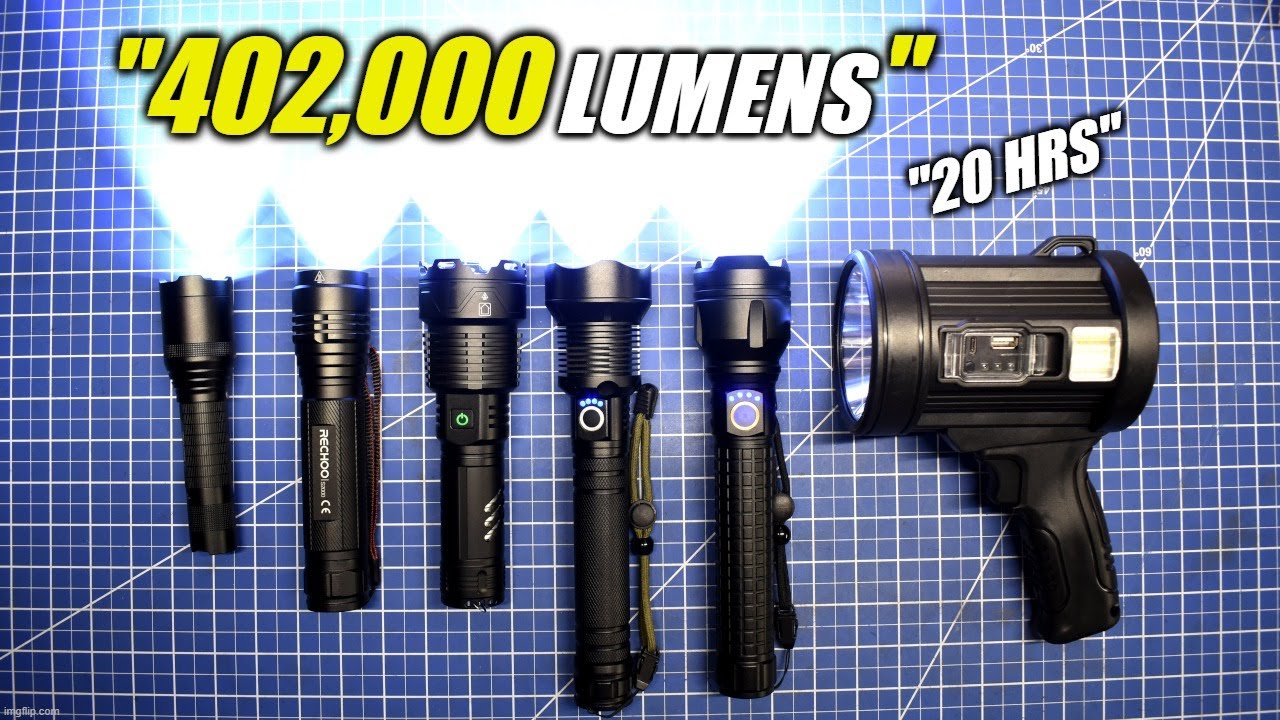 Are Any Of These Cheap Ultra High Output Flashlights Actually Worth A Crap? Amazon Would Like You To Believe So