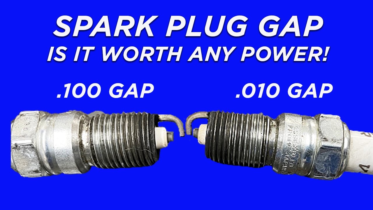 JUNKYARD LS PLUG GAP TEST. DOES MORE GAP EQUAL MORE POWER? HOW MUCH SHOULD I RUN? .010 VS .100 GAP