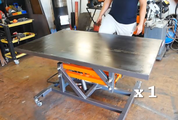 DIY Shop Tools: Building A Hydraulic Lift Table From Scratch