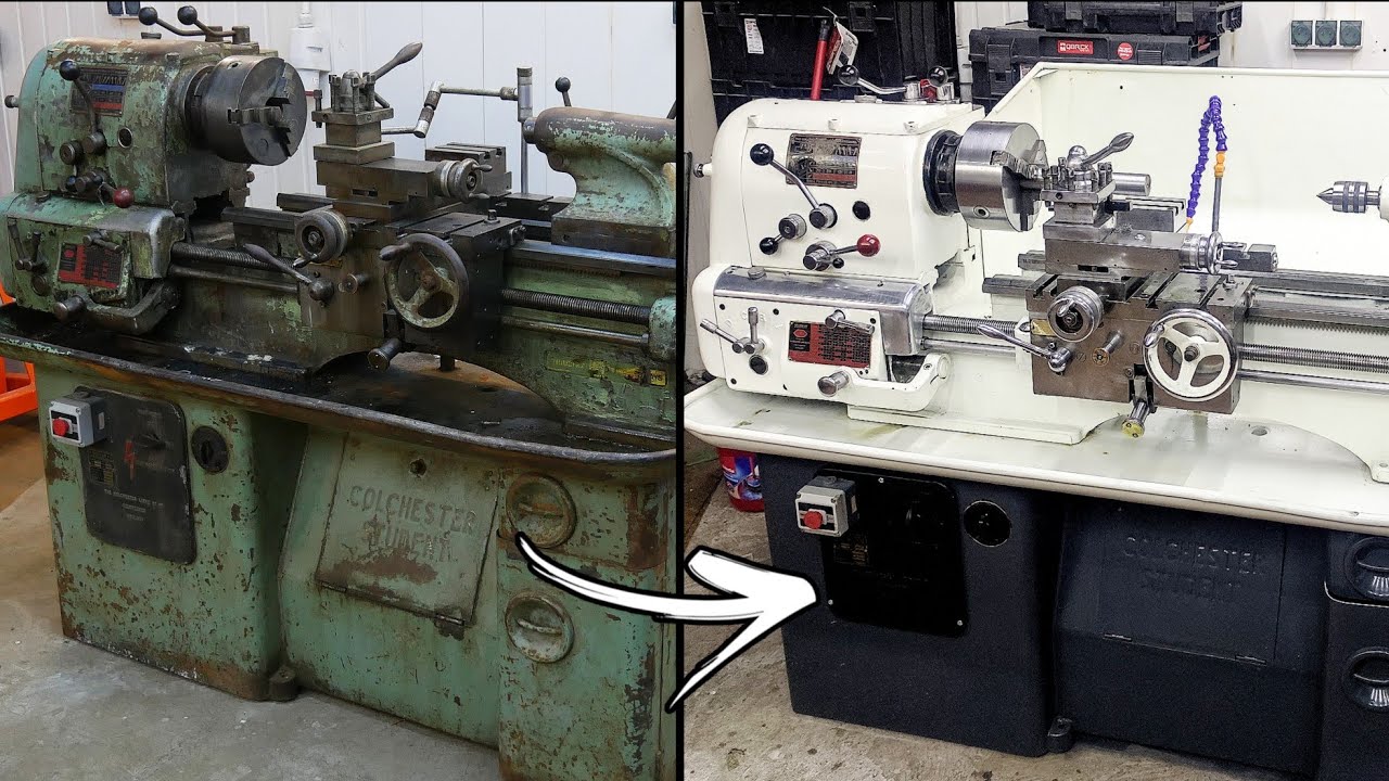 How To: Restoring An Old Lathe For Your Shop At Home