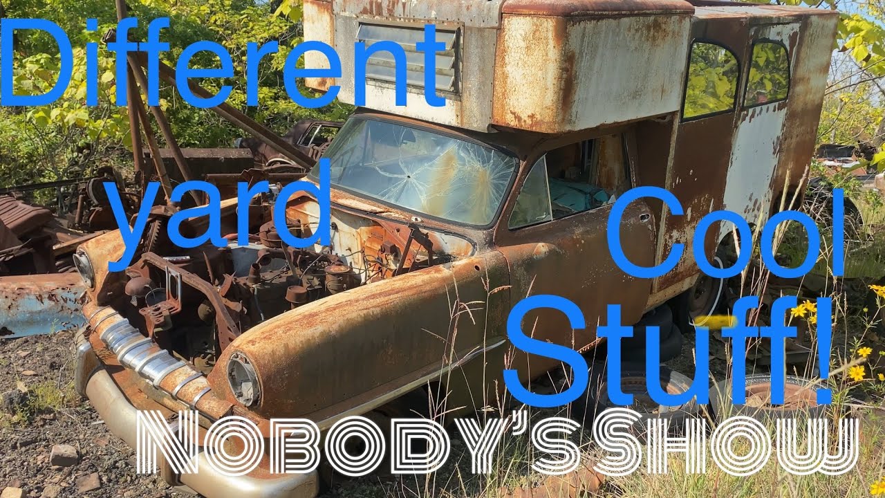 Wrecking Yard Tour: Different Yard! 1953 Plymouth Camper?!?, 1965 Pontiac Station Wagon, 1969 Plymouth Satellite & MORE!