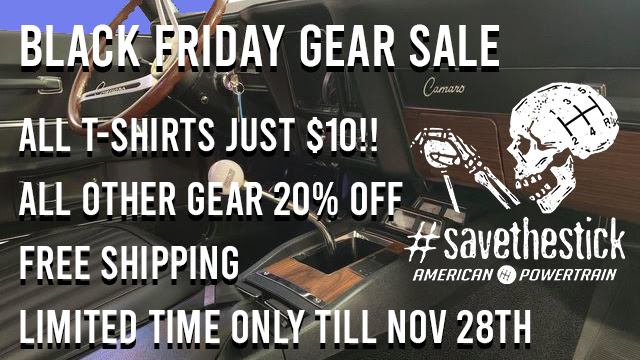 American Powertrain Swag Is On Sale For Black Friday, And The BACONSHIFT SALE Is Coming Soon!