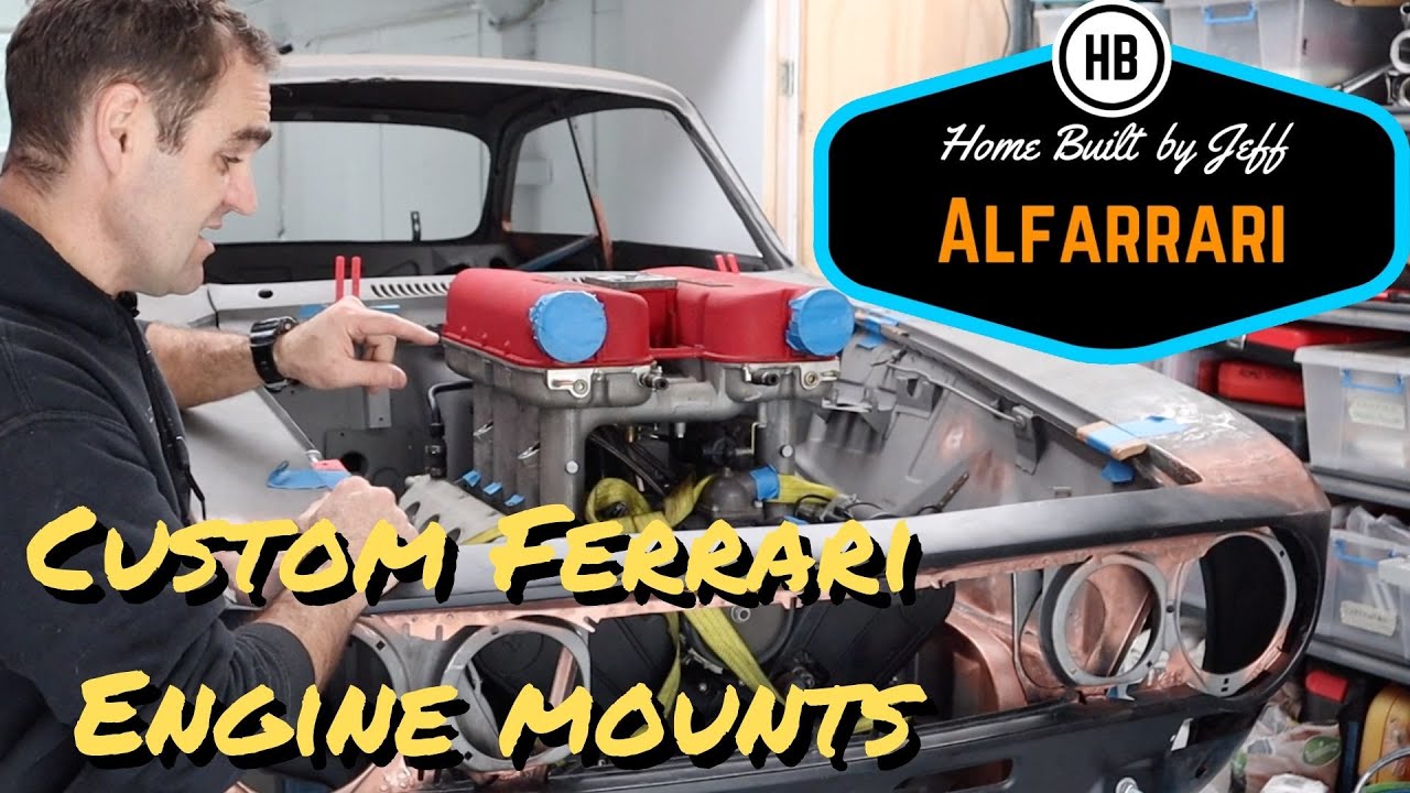 The Alfarrari Project: The Engine And Trans Fit, Now They Just Need Mounts To Hold Them All In Place!