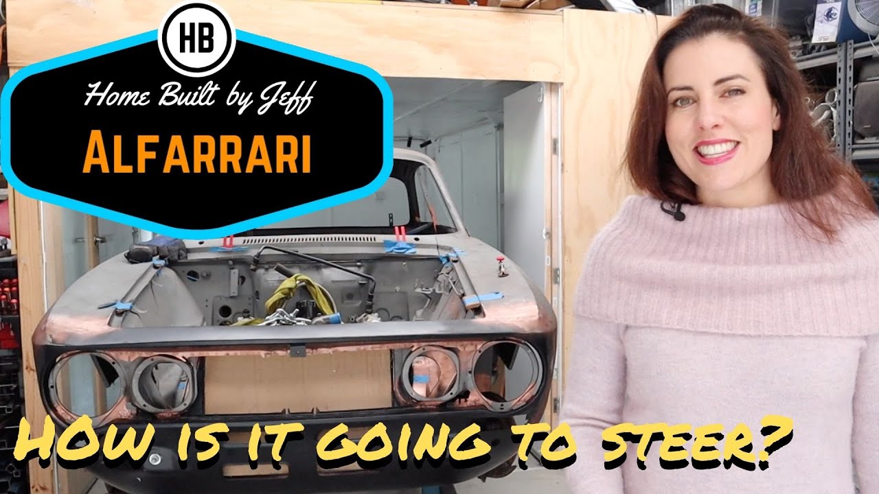 The Alfarrari Project: Making It Steer After Swapping In A Ferrari Engine And Trans.