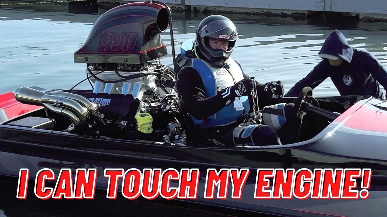 DID FINNEGAN BRAKE EVERYTHING?! PART 2 OF RACING HIS NEW 1,300HP DRAG BOAT