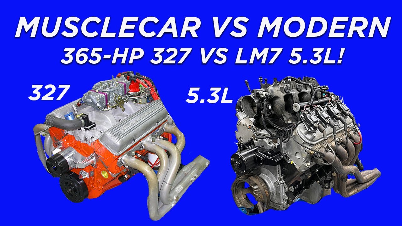 Modern Vs Muscle! CHEAP, JUNKYARD TRUCK 5.3L VS 365-HP 327-WHICH ONE MAKES MORE POWER? WHAT HAPPENS IF WE MODIFY THEM?