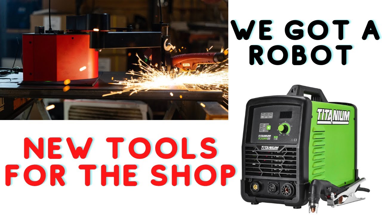 Newbern Got A Robot! Check Out His New Arcdroid CNC And Plasma Cutter