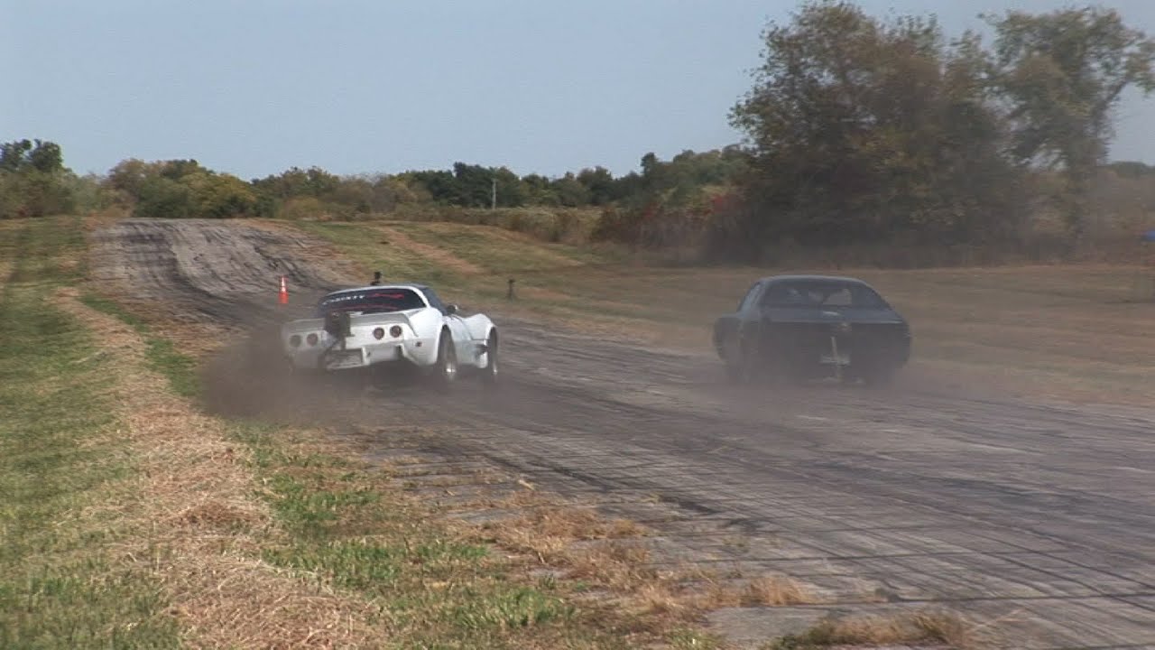 Drag Racing on SKETCHY Old Airstrip for CASH: Kansas Cash Days