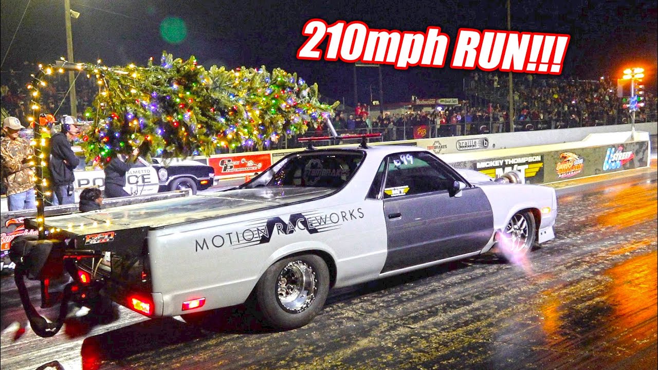 Mullet Just Set the Christmas Tree 1/4 Mile WORLD RECORD At The Christmas Drags! Deep Into the 6’s!