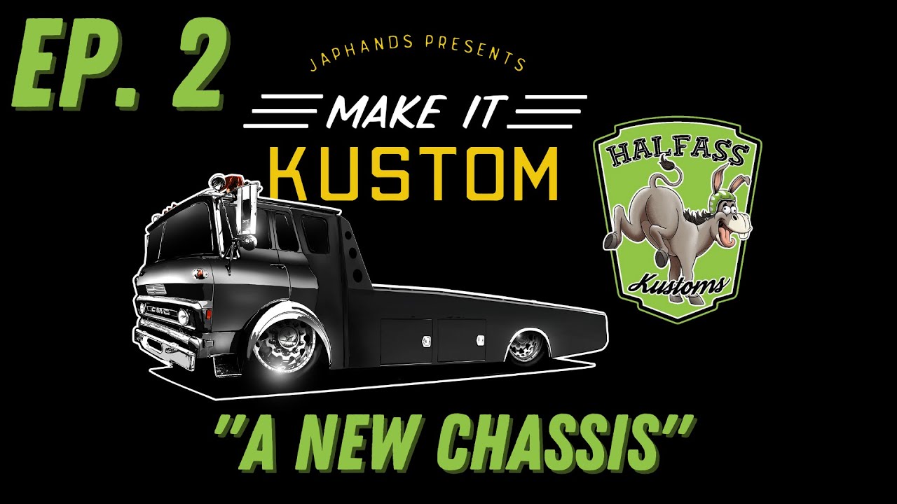 Make It Kustom, HalfAss Kustoms Cab Over Ramp Truck Build! 1971 GMC Fire Truck Ramp Truck Gets Yet Another Chassis