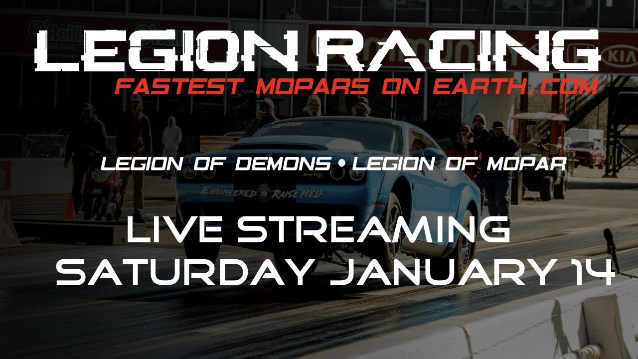 Legion Racing Fastest Mopars On Earth LIVEstream From Houston Raceway Park