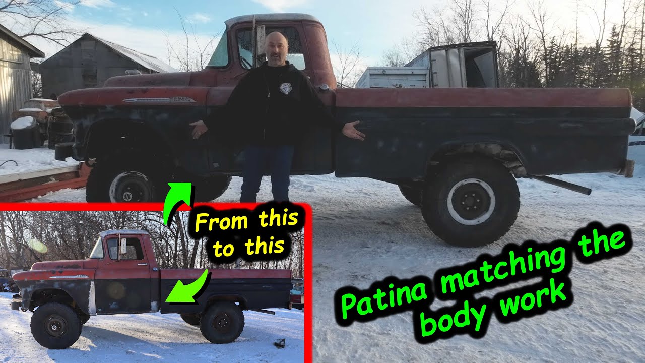 Halfass Kustoms 1955 Chevrolet NAPCO 4×4 Project: Finishing The Patina To Make All Of This Truck Look Like It’s Been Together Forever