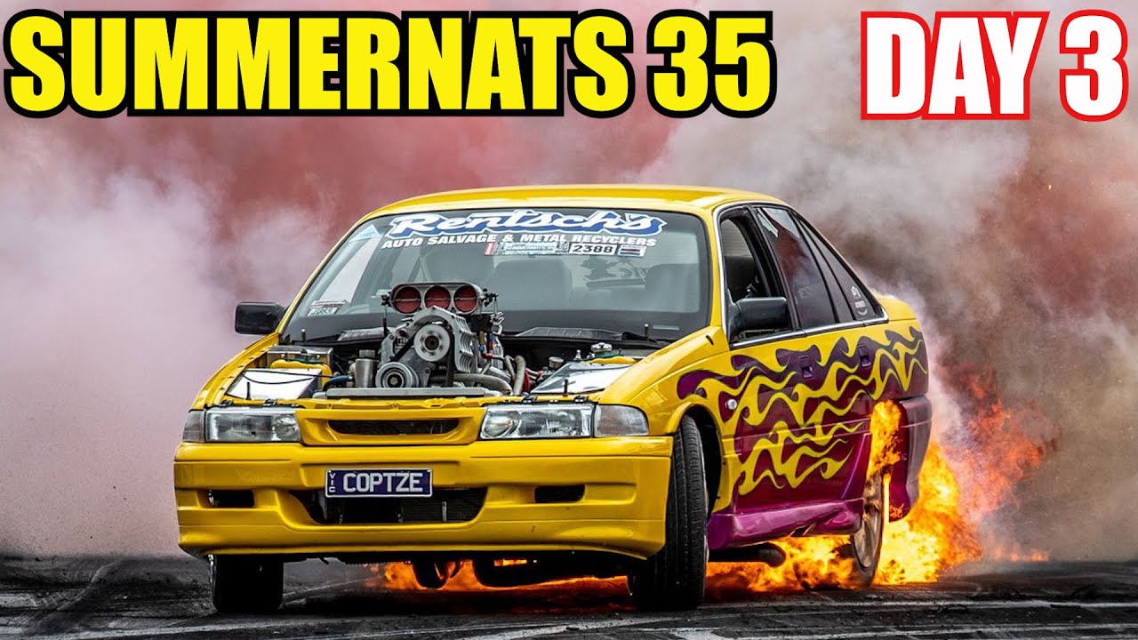 Day 3 Video: Summernats 35 Was Off The Hook! More Killer Cars, More Killer Burnouts, More Weird Aussies!