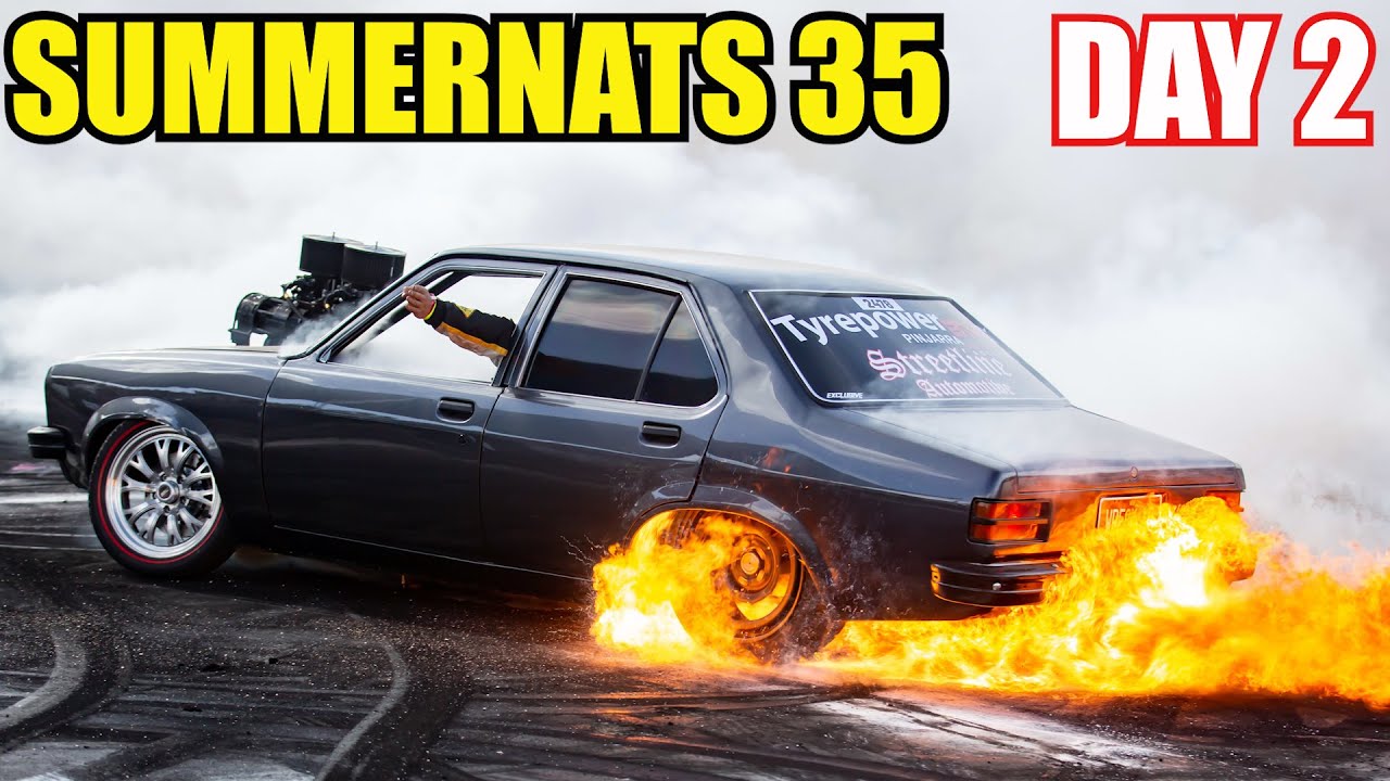 Video: Summernats 35 Was Off The Hook! 30 Cars Battle It Out For The Final 3 Spots In The Burnout Contest!