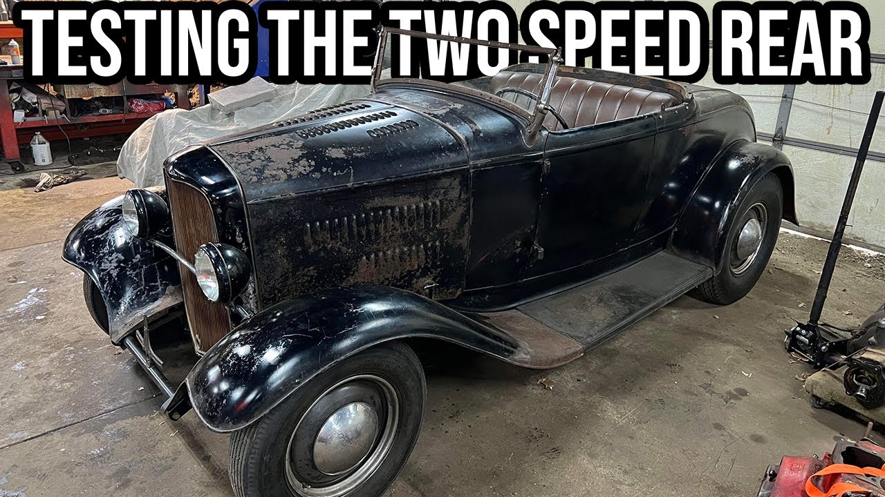 Iron Trap 1932 Ford “DeLorean” Roadster: Testing The Custom Two Speed Rearend!