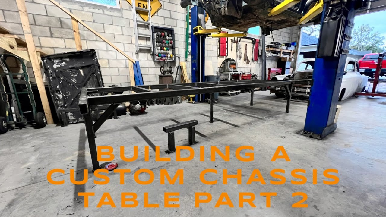 How To Build A Chassis Table That Will Fit In Any Garage!