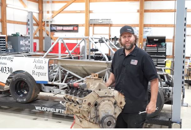 Derek At Vice Grip Garage Bought A WRECKED NASCAR Truck! Let the BUILD BEGIN!