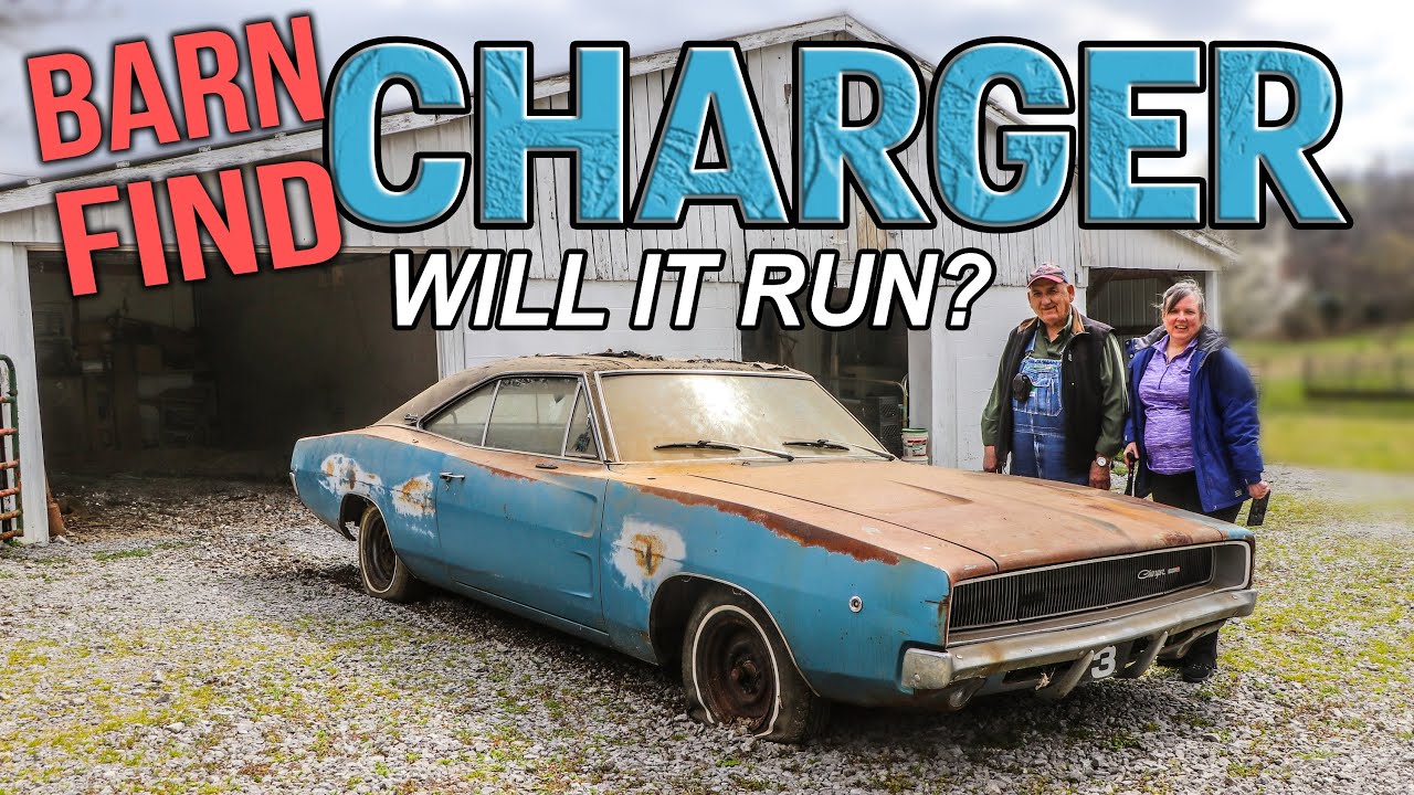 BARN FIND 1968 CHARGER – Will It Run And Drive After Sitting for Years?