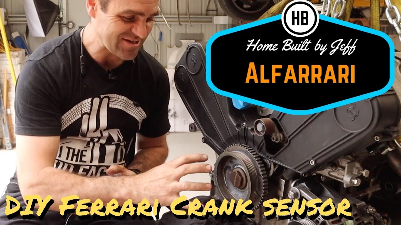 The Alfarrari Project: Making A Crank Position Sensor, And Figuring Out How To Mount The Injectors.