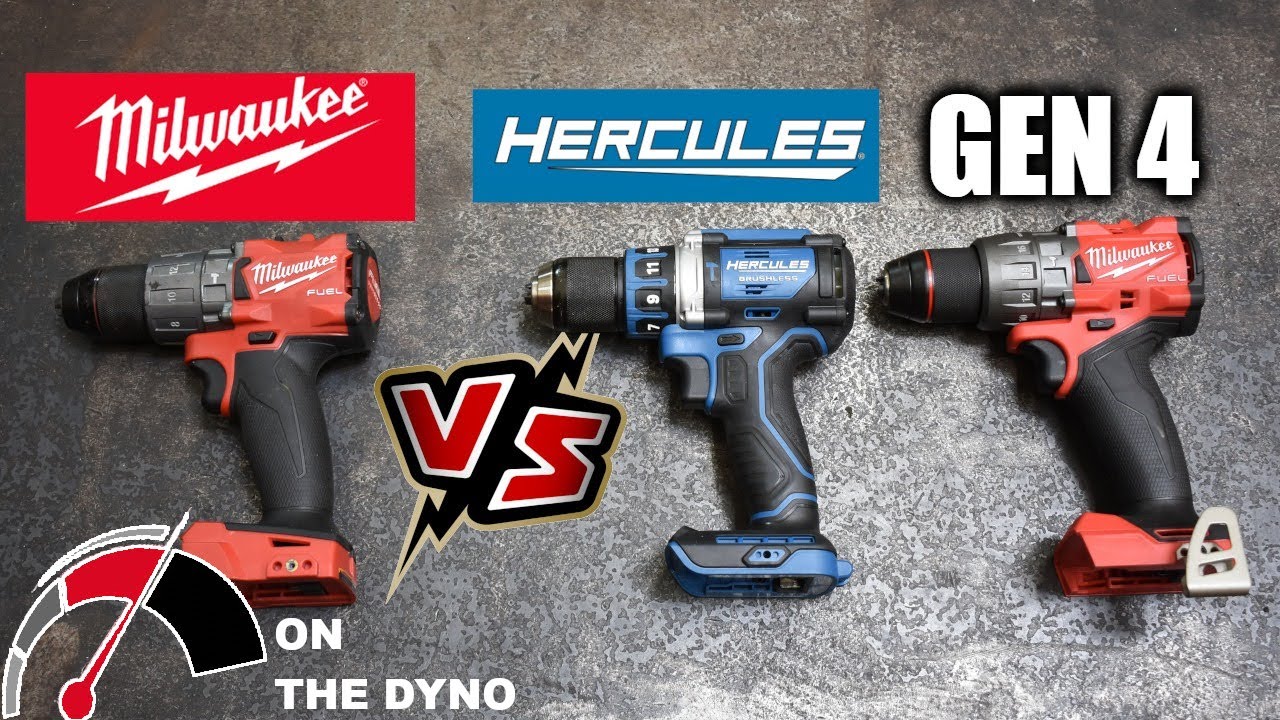 Tool Testing: Harbor Freight's New Hercules DRILL is a Big  Problem for Milwaukee Gen 3 & 4 