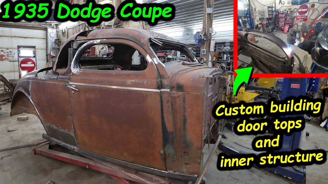 Halfass Kustoms 1935 Dodge Coupe Project: Part 8 – Building The Door Frames To Make It Look Like It Is Supposed To Be This Way