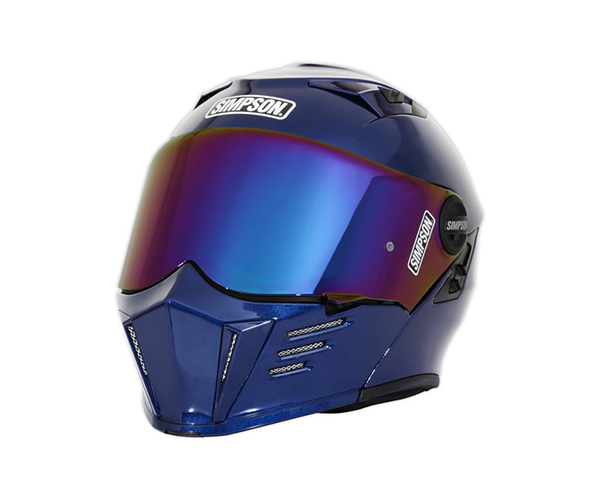 New Product: Simpson Mod Bandit Helmet in Limited Edition “Fly By” Metallic Navy Blue
