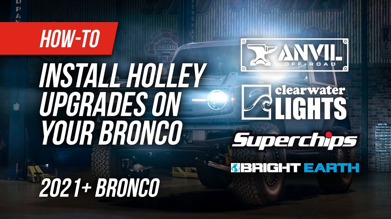 2021+ Bronco Parts: Spare Tire Kit, Lift Kit, LED Lighting, And More To Make Your Bronco Your Own