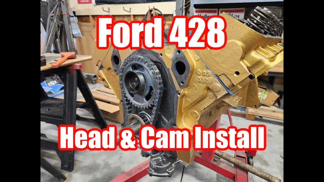 Rebeldryver’s Ford 428 FE Project Part 5: Installing The Heads And Cam!