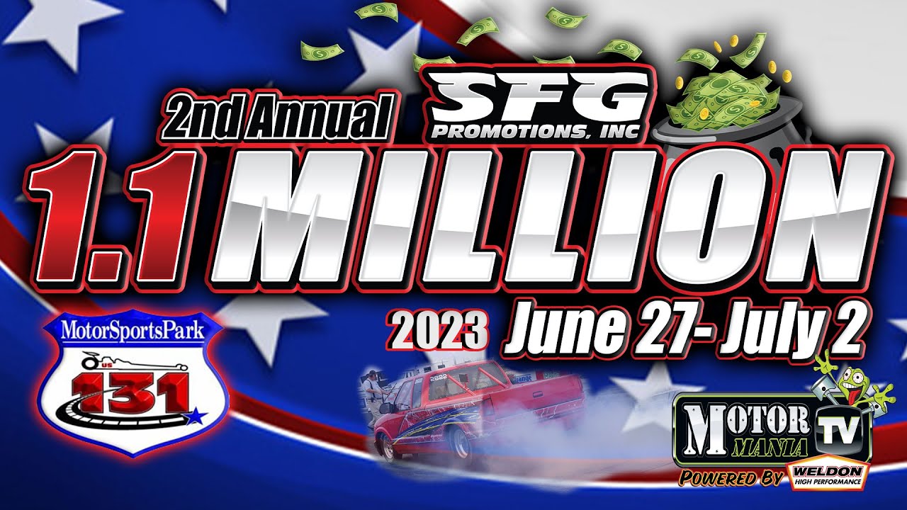 SFG 1.1 Million Dollar Bracket Races – Fueltech Saturday $50K FREE Livestream