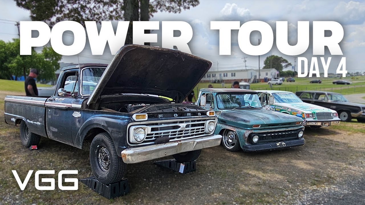 The Vice Grip Garage Crew Finally Made It To A Power Tour Venue On Time! Plus, More Work On The Ford F100!