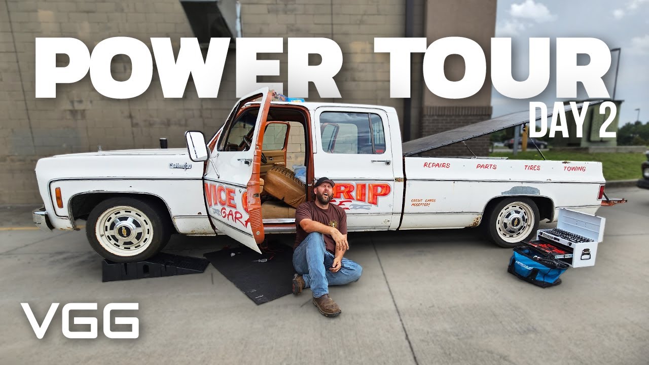 The Vice Grip Garage Crew Cab Chevy Is Broken Down On Power Tour! Now What?