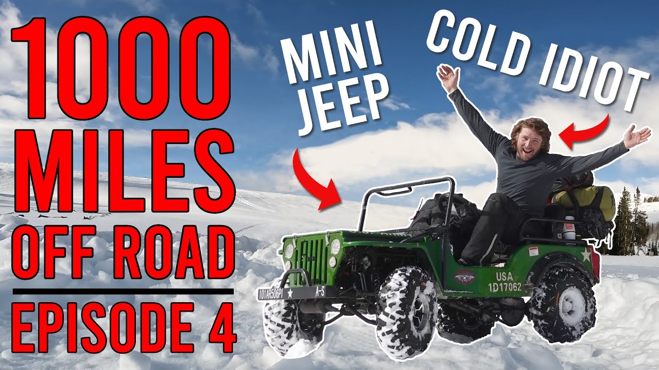 Mini Jeep Adventures Part 4: Snow, Camping, And 10,000 Foot Elevation. This Is What A 1,000 Mile Road Trip Looks Like In A Mini Jeep.