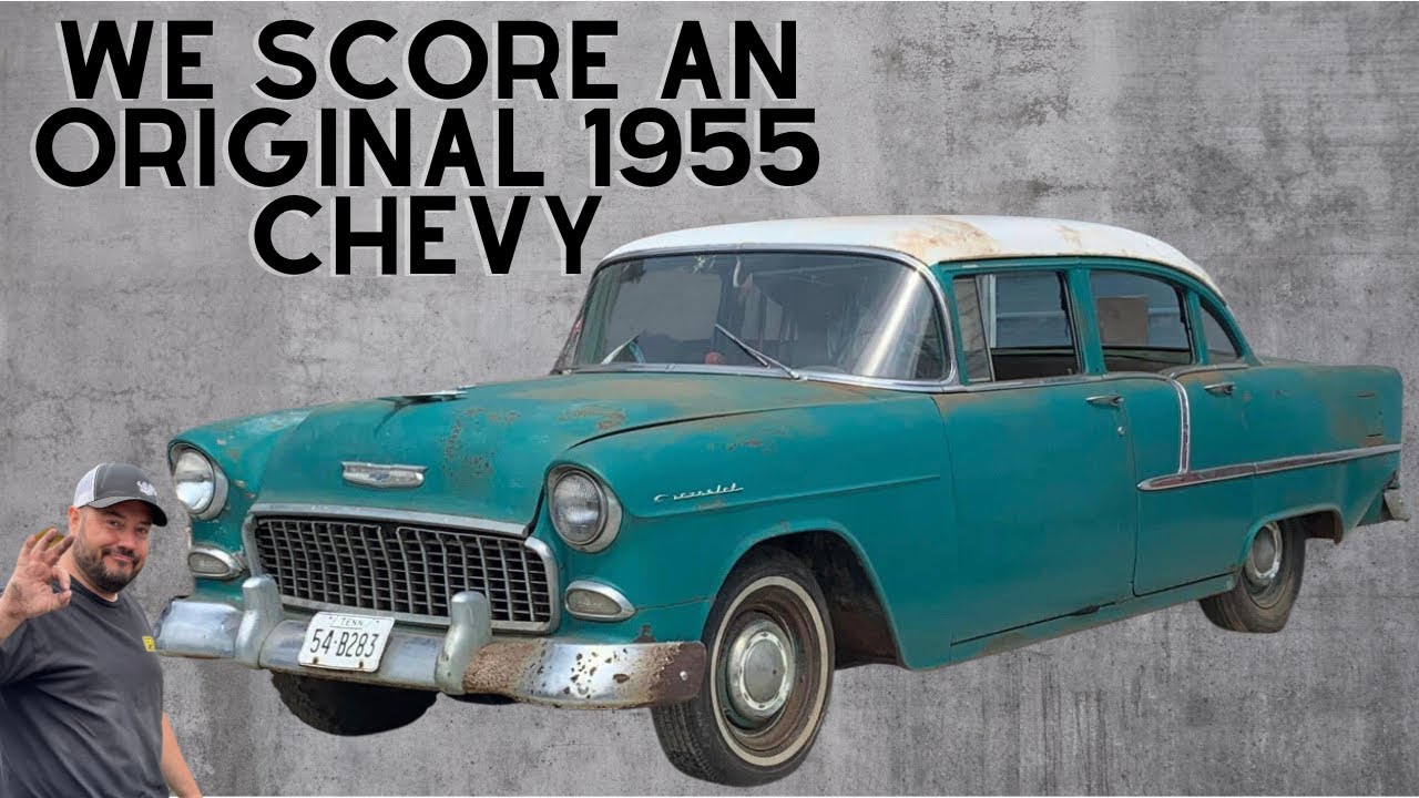 Newbern Got Lucky And Found An Original 1955 Chevrolet To Bring Home! We Love It!