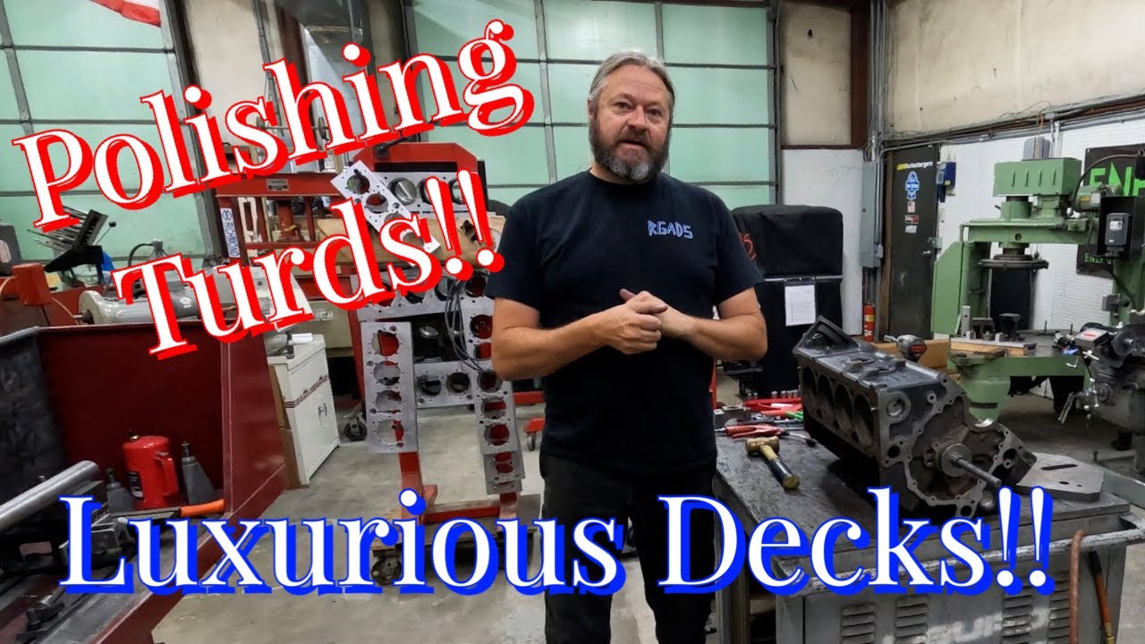 Polishing Turds Season 2: Part 4 – Truing Up The Decks On Cody’s ProCharged 360 Cubic Inch Small Block To Make Big Power!