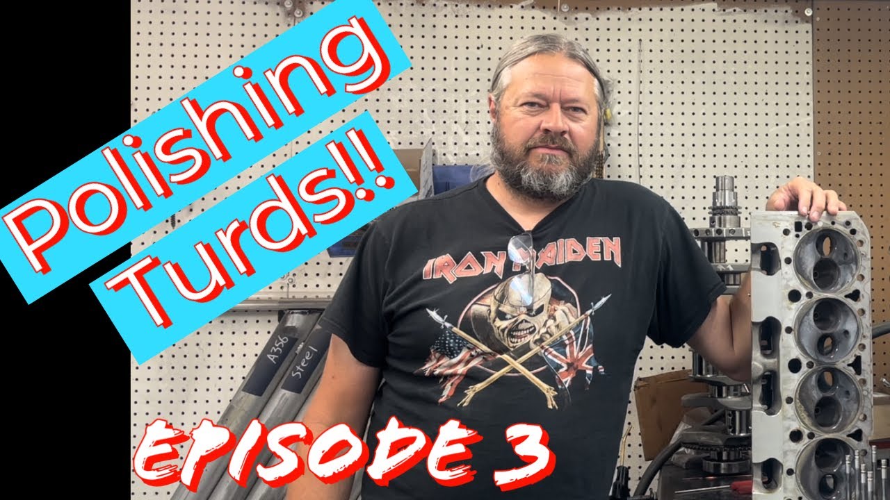 Polishing Turds Season 2: Part 3 – Tearing Into The Heads On Cody’s ProCharged 360 Cubic Inch Small Block Before The HED Love Starts!