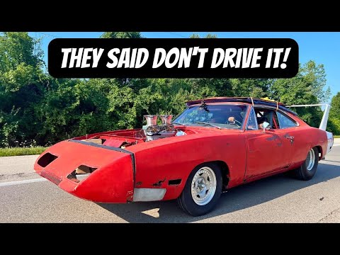 FINNEGAN’S ABANDONED ’69 DODGE DAYTONA CLONE DRIVES FOR THE FIRST TIME IN DECADES!