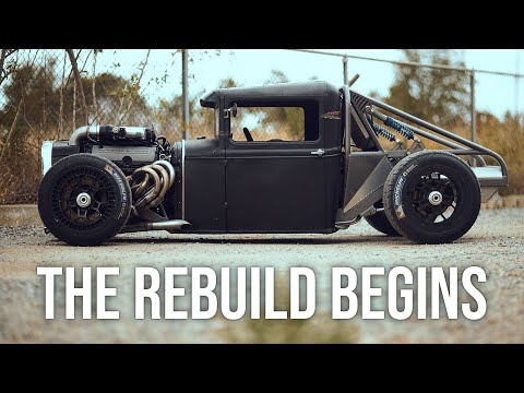 The StanceWorks 800hp 1931 Ford Model A Race Truck Is Back! It’s terrifyingly fast… and he’s eager to drive it again. But First It Needs A Rebuild