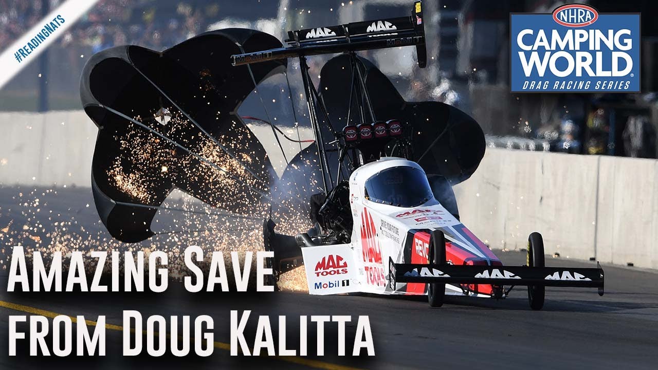 INCREDIBLE SAVE FROM DOUG KALITTA, PLUS TASCA, ASHLEY, ENDERS AND HERRERA QUALIFY NO. 1 IN FRONT OF SELLOUT CROWD AT PEP BOYS NHRA NATIONALS