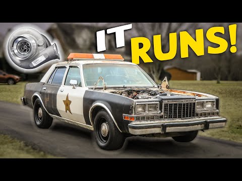 Try and Outrun The Dylan McCool TURBO V8 Police Car! – Custom Exhaust, EFI, Intercooler! Part 1