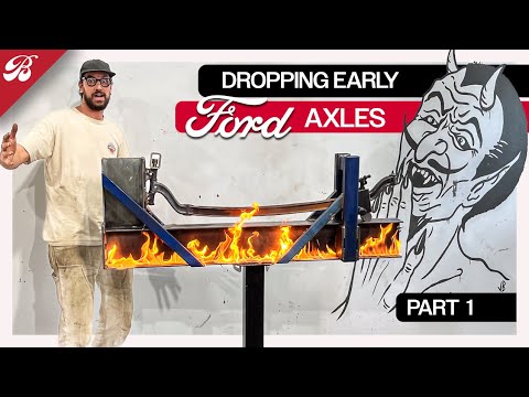 How To Drop Your Own Axle: Fabricated JIG to Drop 1928 – 48 FORD Axles Part 1.