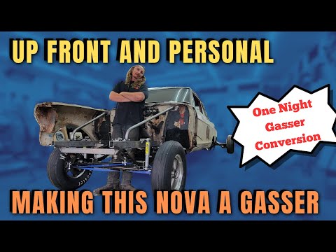 ONE NIGHT ONLY! Taking A 1964 Nova From Stock To Gasser With A Speedway BOLT-ON Front End