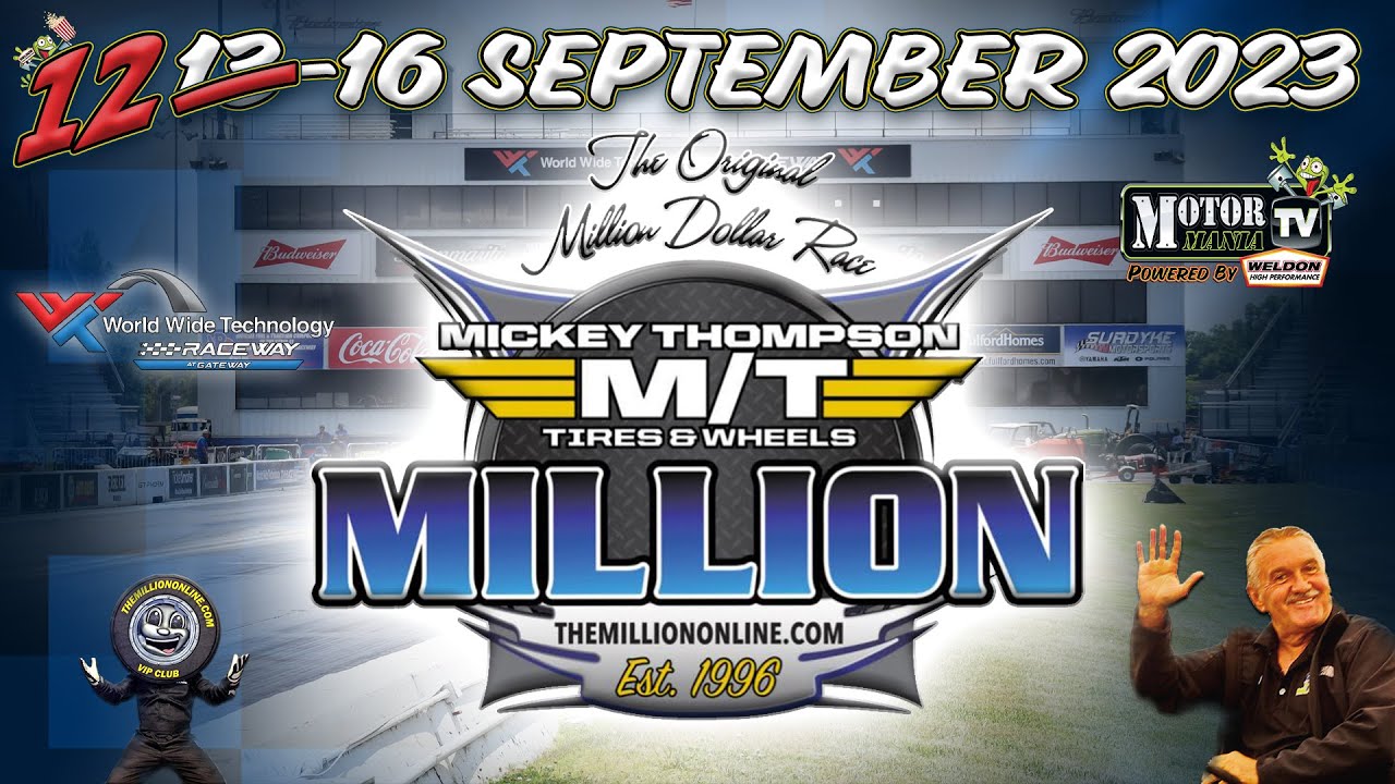 FREE LIVESTREAM: The Original Million Dollar Bracket Race: The Million – Mickey Thompson Million Dollar – Friday