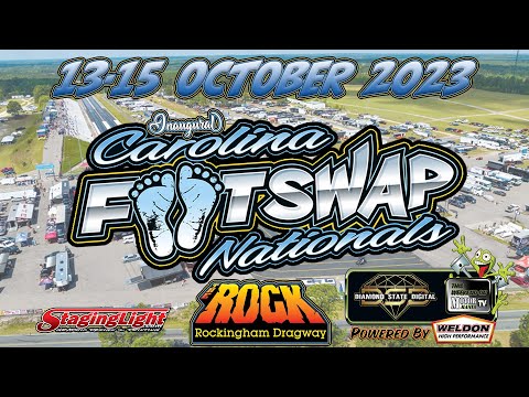 FREE LIVE DRAG RACING: The Carolina FootSwap Nationals From The Rock at Rockingham Dragway – Saturday