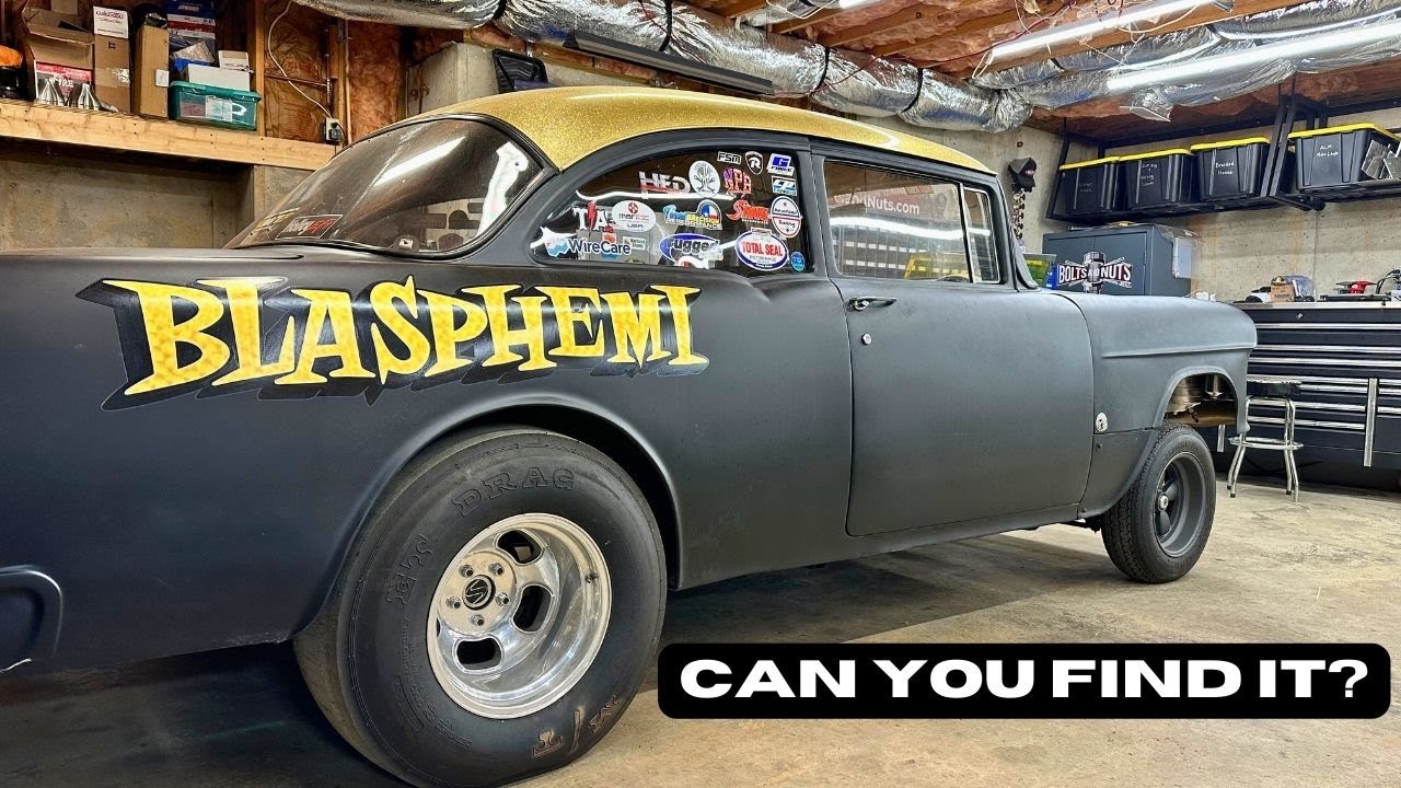 Hiding a Dry Sump Tank in My Hemi-Swapped ’55 Chevy Gasser: Can You Find Where Finnegan Put This Thing? Or Is He As Sneaky As He Thinks?