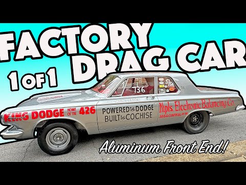 Now This Is A Rare Race Car! The HOLY GRAIL – 1963 Dodge 330 Max Wedge “Lightweight” With A Great Story