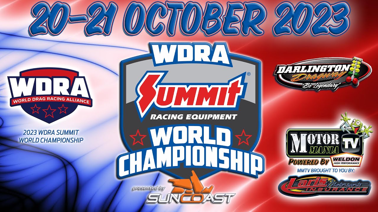 FREE LIVE DRAG RACING: WDRA Summit Racing Equipment World Championship From Darlington Dragway – Saturday